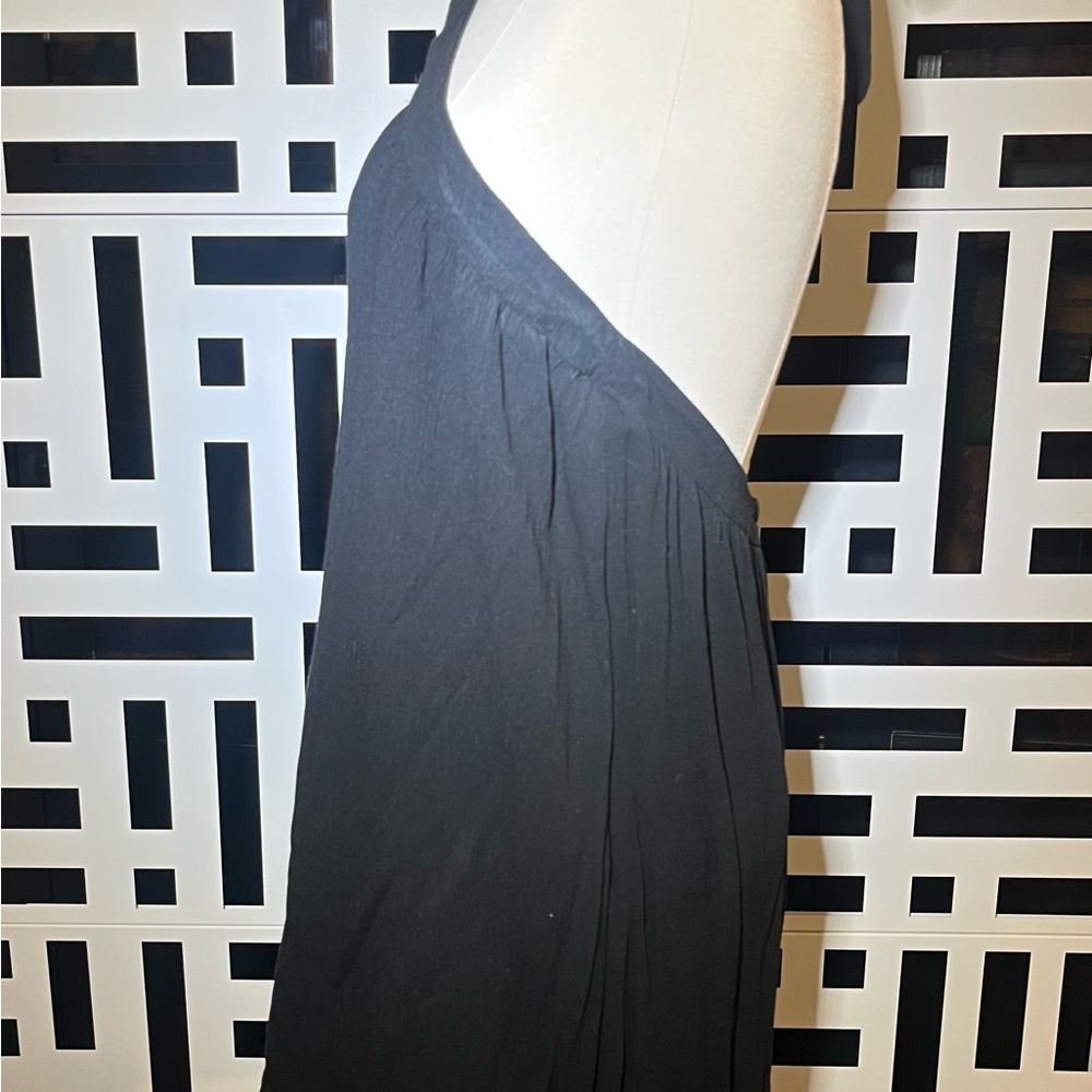 Revolve Chic Black Dress by Superdown EUC MEDIUM halter swing M mini - Picture 10 of 16